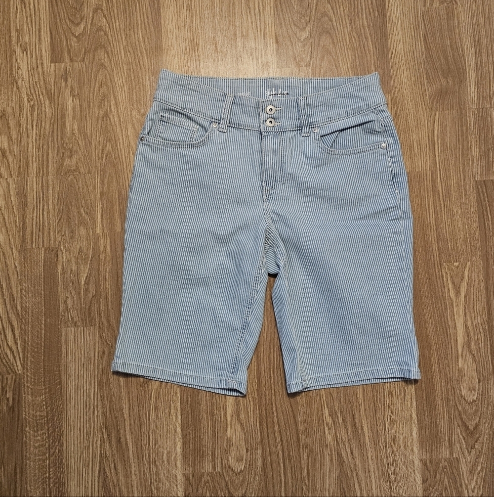 Style & Co. Blue Striped Women's Shorts Size 4